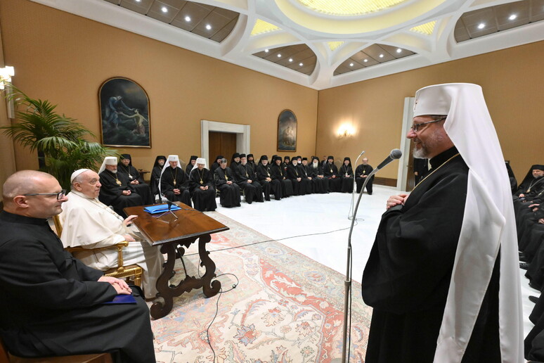 El papa Francisco y el arzobispo de Kiev. - TODOS LOS DERECHOS RESERVADOS