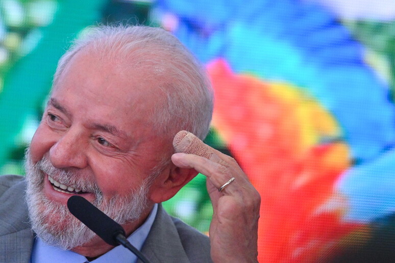 Presidente Lula durante evento no Palácio do Planalto © ANSA/EPA