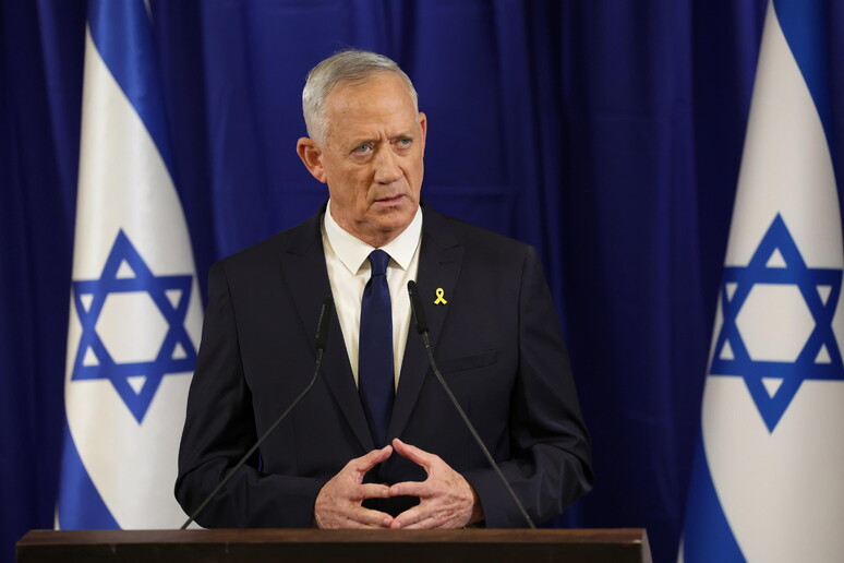 Benny Gantz renunciou ao cargo em Israel © ANSA/EPA