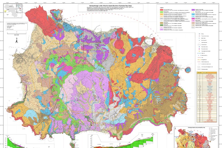 Pubblicata la prima carta idrogeologica dell’isola di Ischia (fonte: INGV) - RIPRODUZIONE RISERVATA