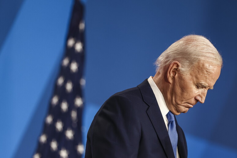 Joe Biden, presidente dos EUA, sofre pressão para desistir da reeleição - TODOS OS DIREITOS RESERVADOS
