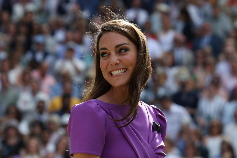 Kate entregou troféu para Alcaraz em Wimbledon © ANSA/EPA