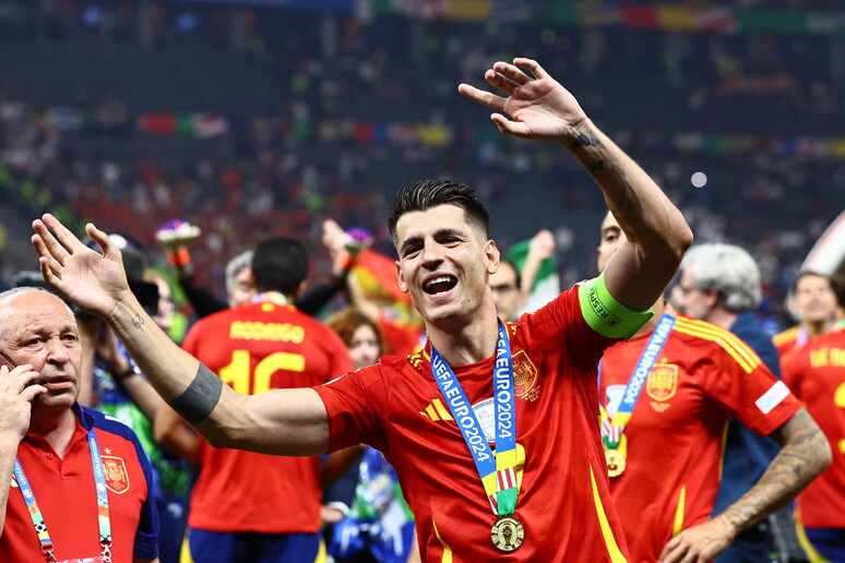 Alvaro Morata conquistou recentemente a Eurocopa com a Espanha © ANSA/EPA