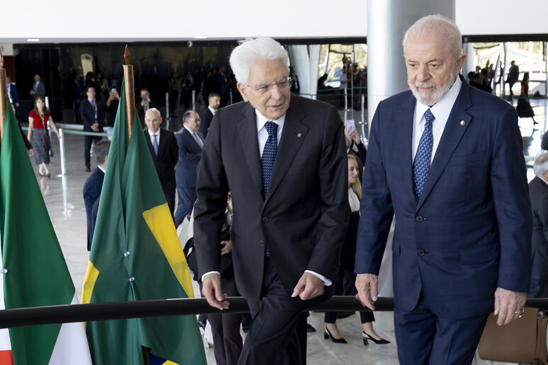 Mattarella foi recebido por Lula no Palácio do Planalto - TODOS OS DIREITOS RESERVADOS
