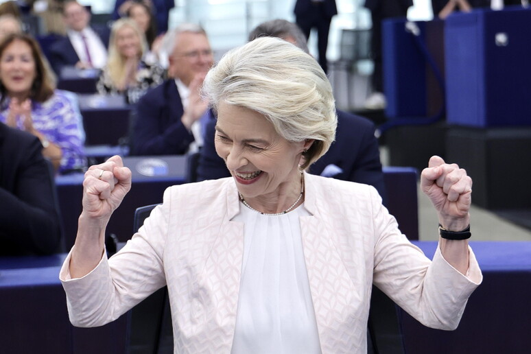 Ursula von der Leyen continuará no cargo mais importante da UE © ANSA/EPA