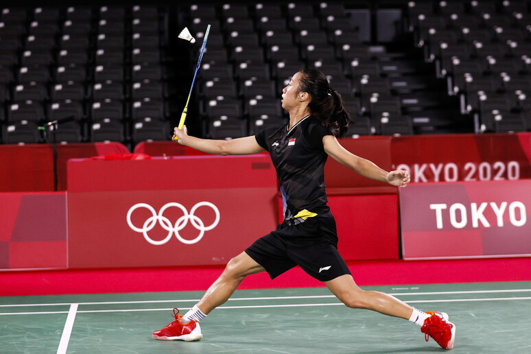 Yeo Jia Min of Singapore in action during her women 's single - RIPRODUZIONE RISERVATA