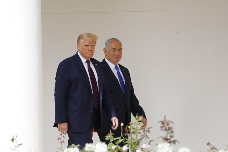 Trump alertou Netanyahu sobre conflito na Faixa de Gaza © ANSA/EPA