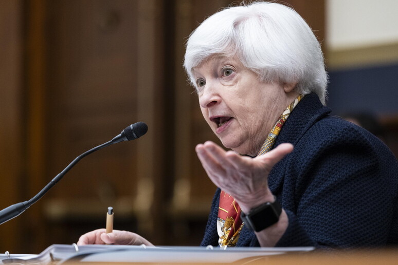 A secretária do Tesouro dos EUA, Janet Yellen © ANSA/EPA
