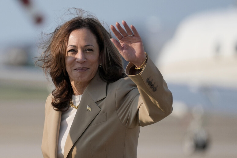 Kamala Harris será candidata do Partido Democrata à Casa Branca © ANSA/AFP