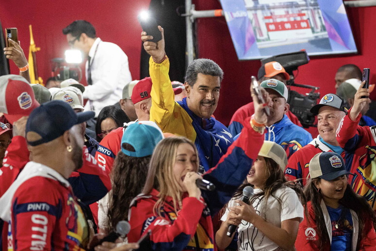 Presidente Nicolás Maduro se declarou vencedor das eleições na Venezuela - TODOS OS DIREITOS RESERVADOS