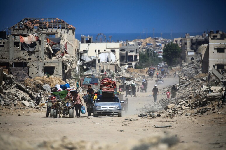 Faixa de Gaza é palco de ataques em meio ao conflito entre Hamas e Israel © ANSA/AFP