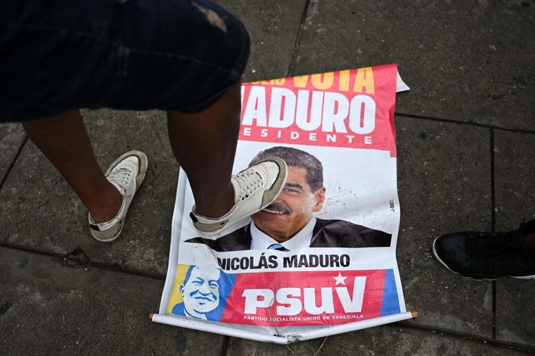 Protesto contra Maduro em Caracas, capital da Venezuela © ANSA/AFP