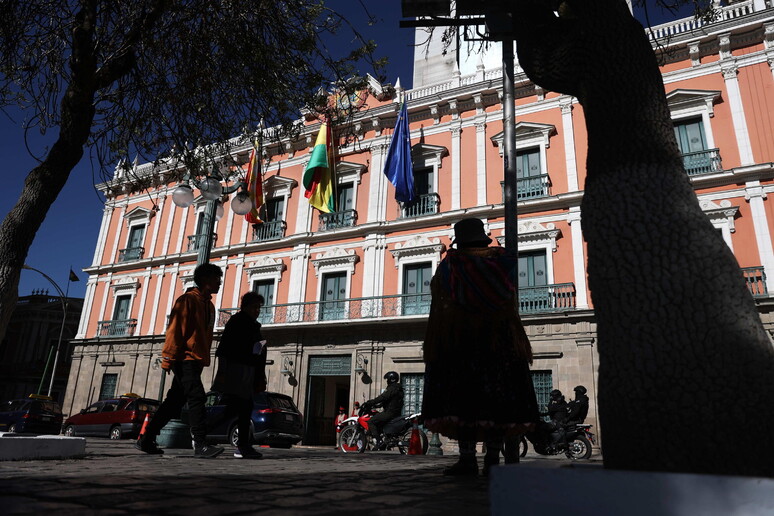 Sede do governo da Bolívia em La Paz © ANSA/EPA