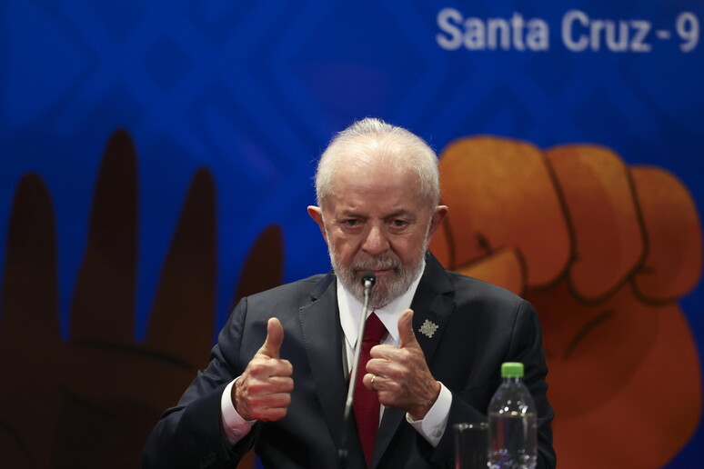 Presidente Lula durante visita à Bolívia © ANSA/EPA