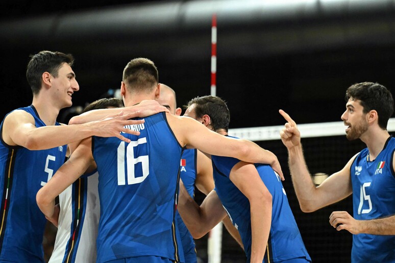 Itália bateu Polônia por 3 sets a 1 © ANSA/AFP