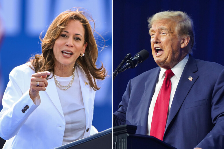 Kamala Harris e Donald Trump - RIPRODUZIONE RISERVATA