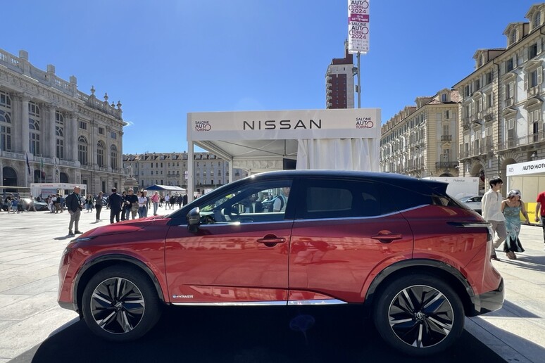 Nissan con la nuova Qashqai al Salone di Torino - RIPRODUZIONE RISERVATA