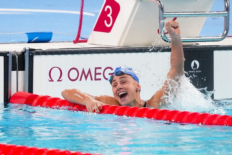 Giulia Ghiretti faturou uma medalha de ouro nos 100 metros peito SB4 - TODOS OS DIREITOS RESERVADOS