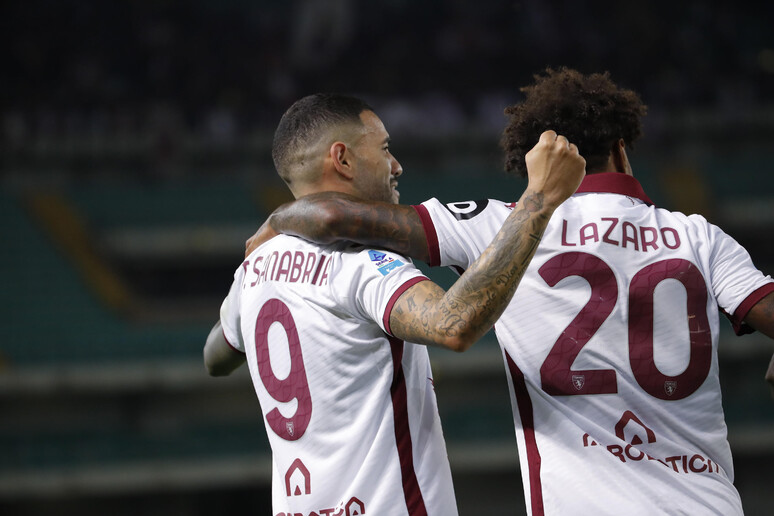 Sanabria y Zapata llevaron a Torino a la cima del campeonato - TODOS LOS DERECHOS RESERVADOS