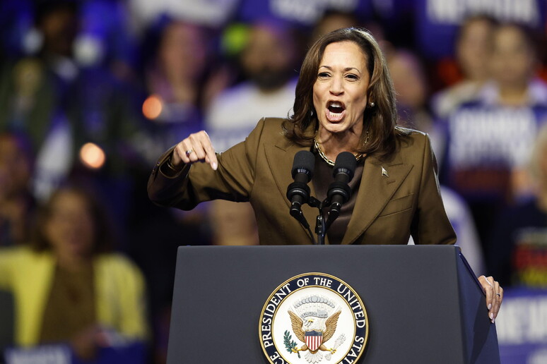 US Vice President Kamala Harris campaigns in Las Vegas, Nevada © ANSA/EPA