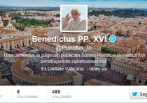 Il profilo Twitter del Papa