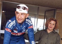 Marco Pantani con la madre Tonina