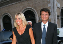 Mauro Floriani e Alessandra Mussolini in una foto di archivio